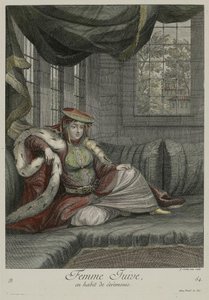 امرأة يهودية في لباس رسمي بواسطة جيرارد جان بابتيست سكوتين